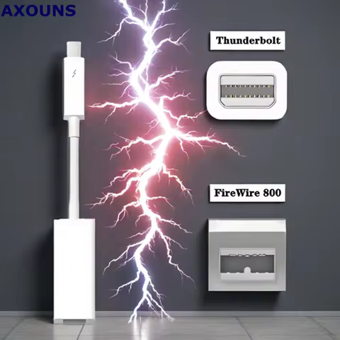 Thunderbolt 2 To FireWire 800 9pin 1394B Adapter Apple A1643 Suitable for Mac Computers Equipped wit