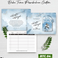 Elegant Custom Wedding Guest Book - Aesthetic Wedding Guest Book