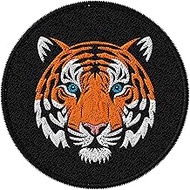 Tiger Patch Embroidered Iron on Patches for Clothes Backpacks Bags Jeans Jackets Size 3" ID45095