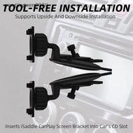 YY Carplay Screen CD Slot Mount Universal 17mm Ball for 4 to 11 Inch Phone Monitor Easy InCar Instal