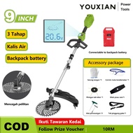 🔥🔥YOUXIAN 9Inch Mesin Rumput 3-speed adjustmen Grass trimmer Heavy-duty lawn mower Cuts branches up 