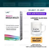 [Expiry Oct 2026] LAC Womens Mega Multi (90 Caplets) Daily Multivitamin and Nutrition Formula