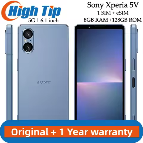 Original unlocked Sony Xperia 5V Japanese version 5G 128GB ROM 8GB RAM 6.1 " Snapdragon Gen 2 finger