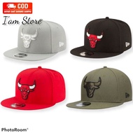 Topi Bordir Banteng / Topi Snapback HipHop Kepala Banteng Red Bull / Chicago bulls Cap Unisex