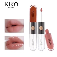 ZWM【Lowest Price】 KIKO Milano Unlimited Double Touch Liquid Lipstick Lipstick Water Light Lipstick M