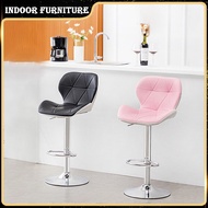 Bar Chair High Chair Bar Stool Soft Leather Chair Air Lift Adjustable Rotatable Chairs