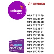 CELCOM SIM PACK XPAX VIP Number  / sim only CAN Add Unlimited data LTE 4G / High Speed 4G