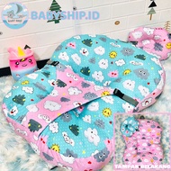 Sofa Bayi Jumbo Multifungsi Dengan Gesper Pengaman Free Bantal Peyang dan Tas Mika [ Merk BabyShip ]