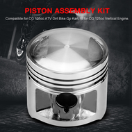 Motorcycle Piston Assembly Kit Set for CG 125cc ATV Dirt Bike Go Kart