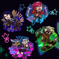 CFXX Aftersale - ARCANE Keychains Ekko Jinx Caitlyn Vi Epoxy