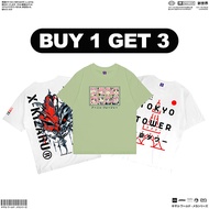BUY 1 GET 3 Package Vol. 7 T Shirt Men T Shirt Lelaki Baju T Shirt Lelaki