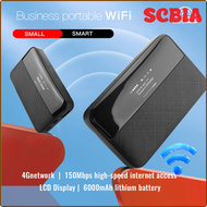 VIBPQ Portable Mini Router 4G Modem Wireless Wifi Router 6000mAh Outdoor Hotspot with Sim Card Slot Mobile WiFi Hotspot AERVB