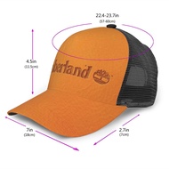 New Style Timberland (3) Curved Brim Mesh Baseball Cap Simple Casual Street Dance Hat All-Match Unisex Sun Hat Adjustable Men Women Influencer Same Style Cap Old Hat Full-Frame Printed Trendy Hat Ready Stock