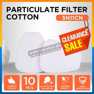 Gas Mask Refill Cotton Dust Filter Mask Replacement for Respirator Gas Mask