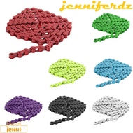 JENNIFERDZ Bicycle Chains Multicolors Cycling Equipment 1/2" x 1/8" Single Speed Track Blike Colorfu