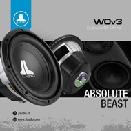 SUBWOOFER MOBIL 10 INCH - JL AUDIO 10W0v3-4 / 4 OHM - GARANSI RESMI