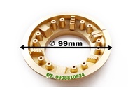 Điếu bếp ga gang đôi 100mm / đầu đốt bếp gas đôi âm duong