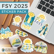 Look Unto Christ FSY 2025 LDS inspired Waterproof Vinyl Sticker Pack