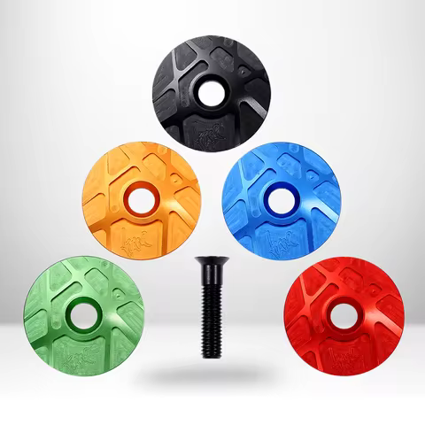 RYET Aluminum 7075 Head-cap Tune-Cap Headset Acessories Extra Light CNC Machined Top and Bolt Stem C