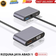 Linkey Video Adapter 4 in 1 USB Type C to HDMI VGA PD Charging 4K - D87