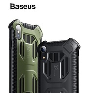 Baseus iphone case Military Armor Case For iPhone Xs Xs Max XR 18 Soft Silicone + Plastic Hybrid Pho