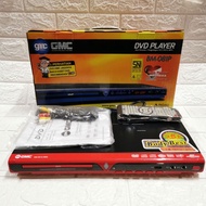 DVD PLAYER GMC BM 081P STEEL BODY BODI BESI CD JPEG MP3 MP4 MPEG4 VIDEO MOVIE FILM KARAOKE MIC INPUT