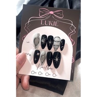 NAILBOX Y2K BLACK TONE (K43) press on nails fake nails