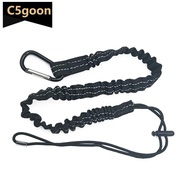 C5GOON Aerial Work Anti-Falling Telescopic Safety Rope With Carabiner Hook Safety Bungee Tether Spor