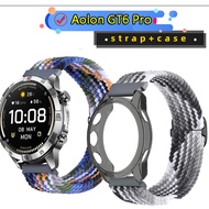 Aolon GT6 Pro case Screen protector Aolon GT6 Pro strap Nylon strap for Aolon GT6 Pro Smart Watch st