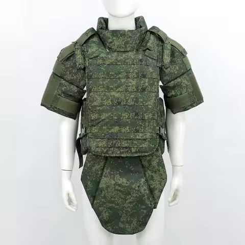 Replica Russian Tactical Combat Vest 4 Generation 6B45 Body Armor And EMR AK Pouches / Shoulder Pad 