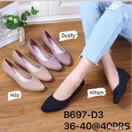 Imported WOMEN'S SHOES JELLY / RUBBER BALANCE B-697 HEELS 4 CM LATEST ORIGINAL PRODUCT, CAN PAY