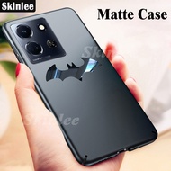 Phone Case for Infinix Note 30 Pro Note 30i Back Cover Hard Cases Luxury Frosted Matte Back Slim Metal Bat Non-slip Protective Cover for Infinix Note 30Pro Note 30i Phone Cases