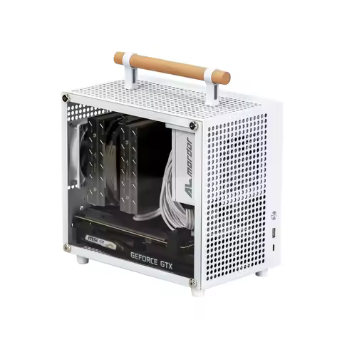 2025NEW aluminum small treasure E70 direct insertion ITX small host box SFX power supply 9L handheld