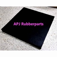 Square Rubber Sheet Shockproof 12 Inches x 12 1 Inch Thick (1 Sheet/Pack)