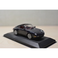 Mini Cut Minichamps 1: 43 Porsche Porsche 911 (993) Targa 1995 Black, First Edition.