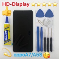 ชุดหน้าจอ Oppo A5S/A7งานแท้มีประกัน  ทางร้านได้ทำช่องให้เลือกนะค่ะ แบบเฉพาะหน้าจอ กับแบบพร้อมชุดไขคว