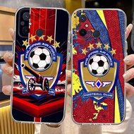 D44 Air Force FC Transparent Case for Xiaomi Redmi 11A A1 9T A2 12C POCO C3 M3