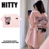HITTY woman t shirt oversize korean style woman baju wanita baggy shirt oversized shirt woman FOREVE