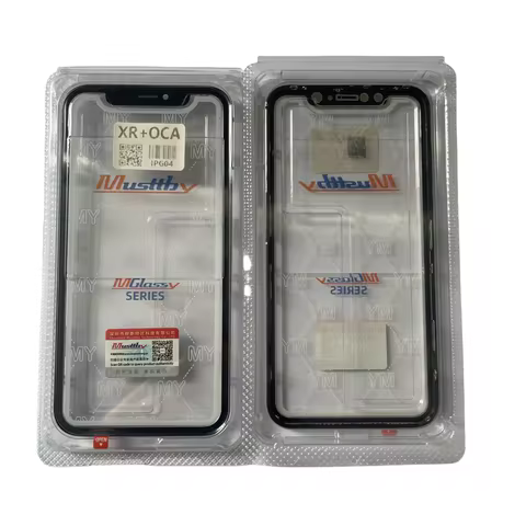 5PCS/LOT 3 in 1 2in1 Outer Glass + Frame + OCA Repair Replacement For iPhone 11 XR 12 13 14 15 16E p