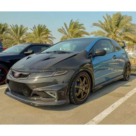 For Honda Civic FN2 FN Type R Front Bumper - MUG Style [Front Bumper Cover, Bumper Replacement Part]