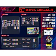 ♞,♘WECAST Elves Bike Frame Decals Sticker and Stickers for Bike Frame