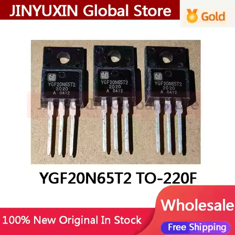 10PCS quality YGF20N65T2 YGF20N65 20N65T2 TO-220F MOSFET IN Stock Wholesale