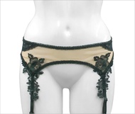 Annebra สายรัดถุงน่อง ลูกไม้ Lace Garter Belt รุ่น AA2-031 สีเขียว สีชมพู