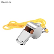 Maurce Metal Whistle Referee Sport Rugby Stainless Steel Whistles Soccer Football Basketball Party Training School Cheering Tools SG