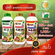 ปุ๋ยน้ำ NPK เต็มสูตร + อะมิโนแอซิด ชุด 3 สูตร 21-3-3+4-24-24+ 3-0-30 สูตร ละ 1 ขวด ปุ๋ยน้ำเกรทพาวเวอ