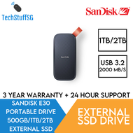 Sandisk E30 External Portable SSD Drive ( 2TB/ 1TB/ 480GB ) USB 3.1 Gen 2