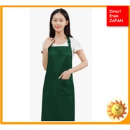 （DIRECT FROM JAPAN [cozycube] Apron, H-shaped, Neck Hanging, Simple, Men's, Women's, Cafe Apron, Plain, Stylish, Large Capacity Pocket, Stain Resistant, Wrinkle Prevention, Unisex, Plain, No Hair Falling, No Ironing