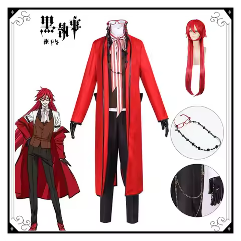 Black Butler II. Ronald · Knox Cosplay Costumes Red Butler Cosplay Costumes Two-dimensional Anime Co