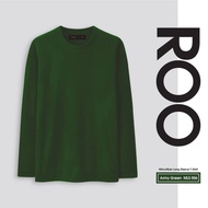 ROO Microfiber Long Sleeve Plain Round Neck T-Shirt Men/Women