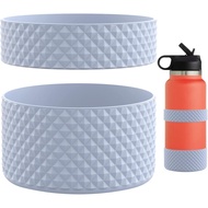 HydroFlask Water Bottle Boot Diamond Texture Double Protective Silicone Sleeve Fit 12-40oz stainless